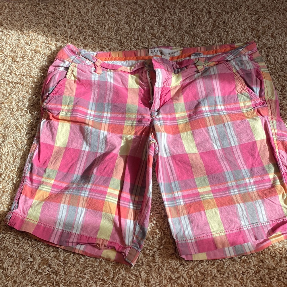 Plaid Bermuda Shorts - Picture 1 of 5